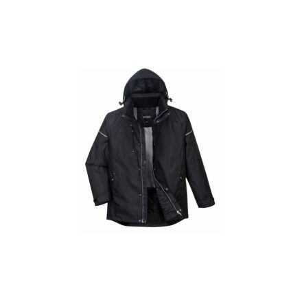 Portwest Pw362 Téli kabát Fekete