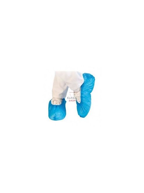 Cipővédő fólia kék gumis 100 db