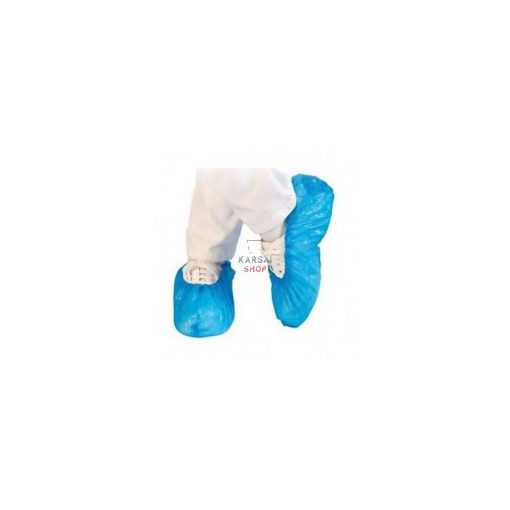 Cipővédő fólia kék gumis 100 db